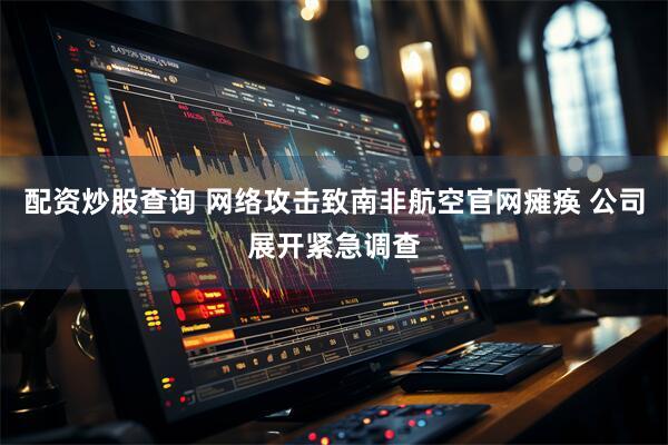配资炒股查询 网络攻击致南非航空官网瘫痪 公司展开紧急调查