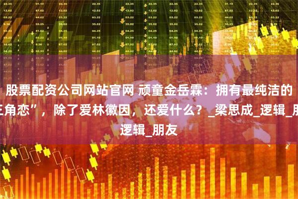 股票配资公司网站官网 顽童金岳霖：拥有最纯洁的“三角恋”，除了爱林徽因，还爱什么？_梁思成_逻辑_朋友
