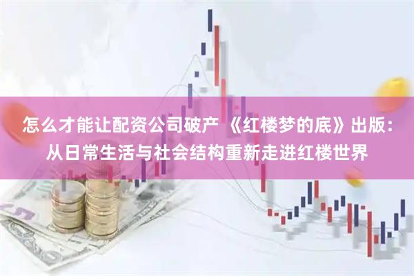 怎么才能让配资公司破产 《红楼梦的底》出版：从日常生活与社会结构重新走进红楼世界